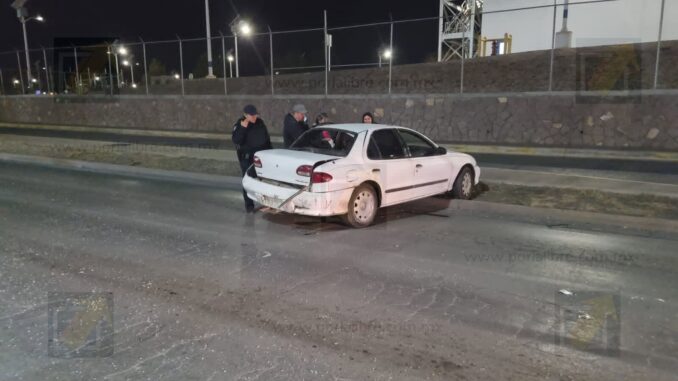 Choque en la colonia Revolución deja una persona lesionada