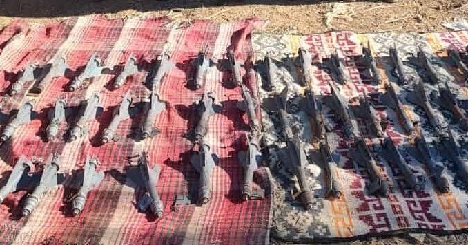 Aseguran 65 artefactos explosivos en Arechuyvo; SEDENA se encarga de la destrucción