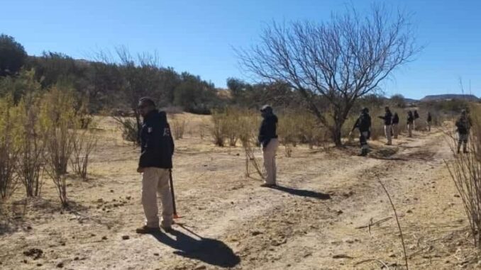 Realiza Fiscalía rastreo en Nonoava en busca de hombre que desapareció en junio de 2022