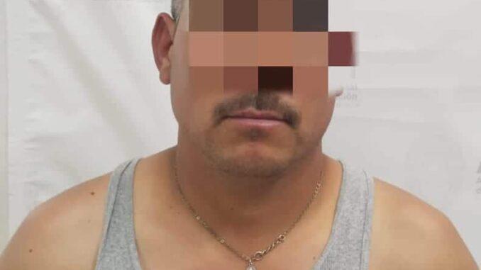 Detiene AEI a masculino por violencia familiar e incumplimiento de la obligación alimenticia de sus hijos