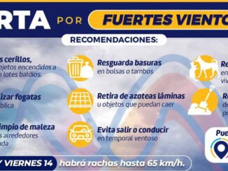 Toma precauciones por fuertes vientos que se prevén estos días en la capital