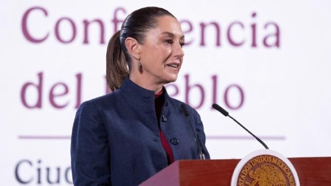 Sheinbaum destaca reconocimiento de EE.UU. sobre tráfico de armas