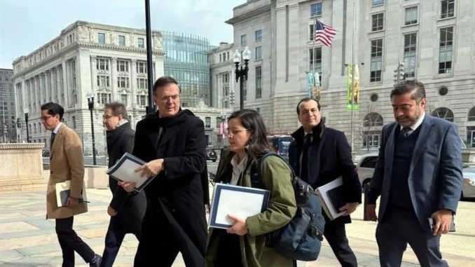 Ebrard y autoridades de EE.UU. inician diálogo sobre comercio bilateral