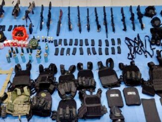 Aseguran arsenal en San Martín Texmelucan, Puebla; había un fusil Barrett