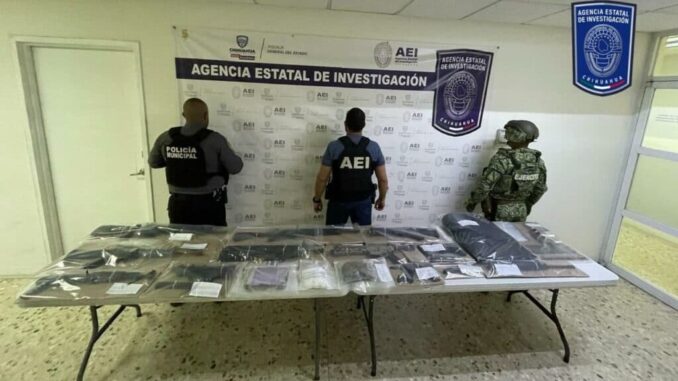Asegura Operativo Conjunto arsenal y droga en pick up Abandonada en Rinconada Los Nogales
