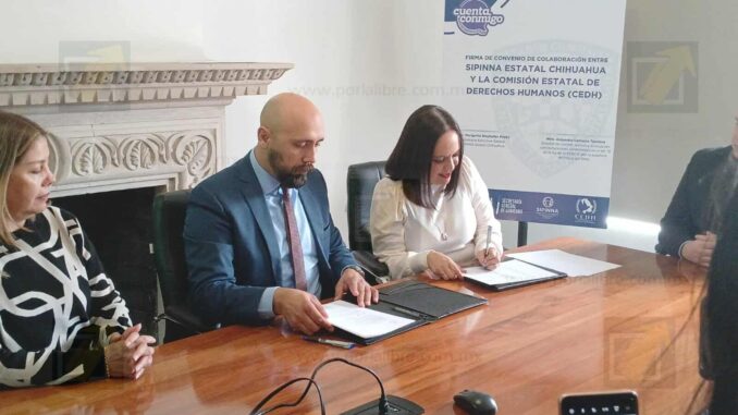 Firman convenio Sipinna y CEDH para fortalecer la protección de los derechos de niñas, niños y adolescentes