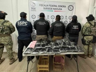 Detienen a hombre con 32 kilos de fentanilo en Sonora