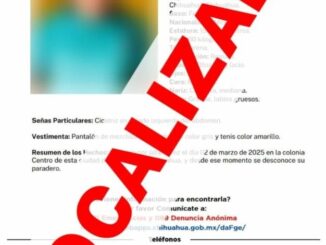 Localiza FEM a adolescente con reporte de ausencia en Chihuahua