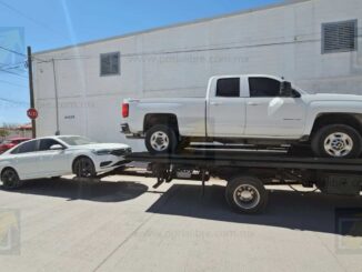 Aseguran siete vehículos robados en bodega de la colonia Francisco Domínguez