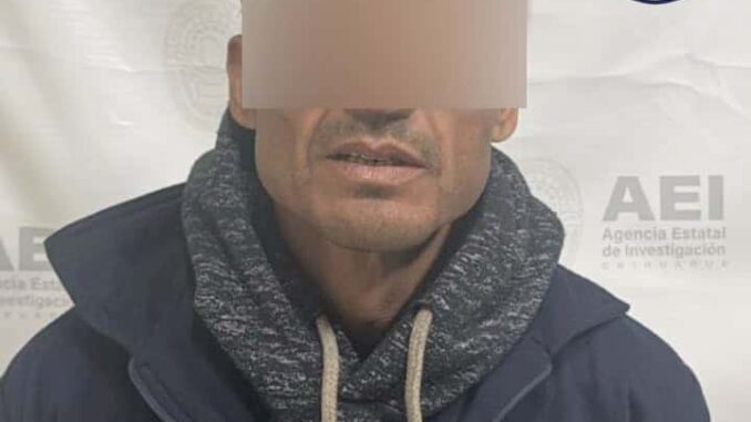 Detiene AEI a sujeto acusado por incumplir el pago de pensión alimenticia de sus tres hijos en Parral