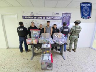 Detienen a cuatro personas durante cateo por posesión de narcóticos en la colonia Valle de la Madrid