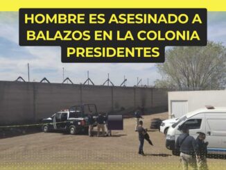 Hombre es asesinado a balazos en la colonia Presidentes