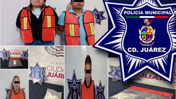 Detienen a 4 en posesión de cocaína y cristal
