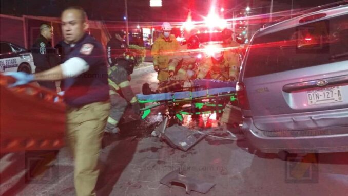 Choque aparatoso en Ortiz Mena deja seis gravemente heridos