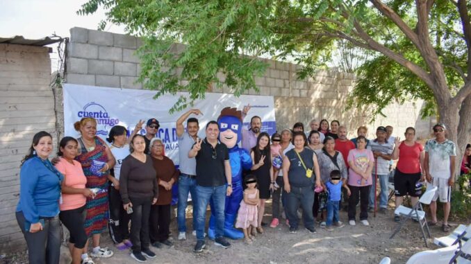 Inaugura JMAS red de drenaje en la colonia Ampliación Díaz Ordaz