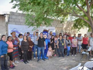 Inaugura JMAS Chihuahua red de drenaje en la colonia Ampliación Díaz Ordaz