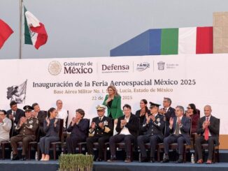 Maru Campos acude como invitada especial a inauguración de la FAMEX 2025