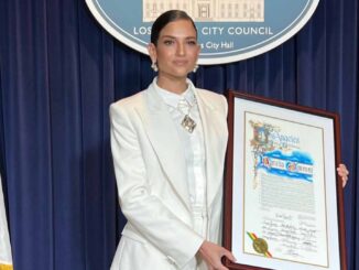 Natalia Jiménez recibe reconocimiento de Los Ángeles y encabeza Fiesta Broadway 2025