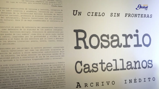 Más de 100 objetos revelan el lado inédito de Rosario Castellanos