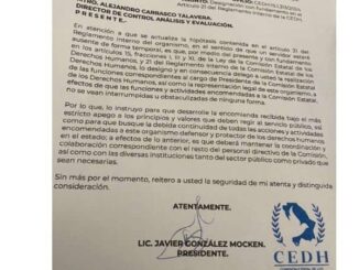 Cuestionan legalidad en la designación de Alejandro Carrasco al frente de la CEDH