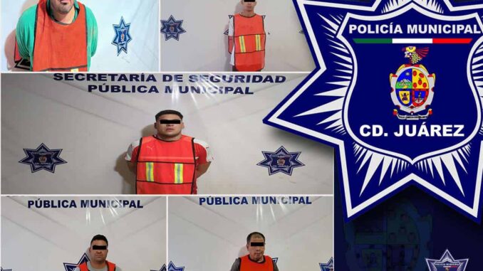 Detienen a 5 hombres por golpear a sus parejas y a un familiar