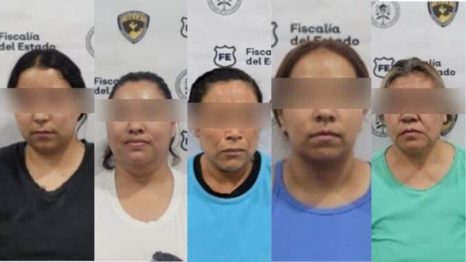 En Guadalajara detienen a 5 mujeres que participaron en extorsión telefónica
