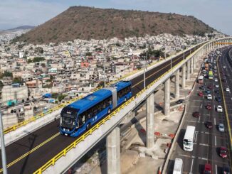 Sheinbaum da banderazo a pruebas del Trolebús Chalco-Santa Marta