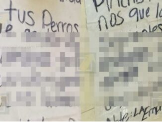 Aparece narcomensaje contra mando policial en la colonia Villas del Real 