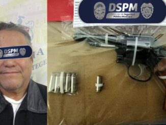 Policías municipales aseguran arma de fuego y detienen por lesiones a un adulto en la Campesina