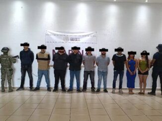 Marina detiene a 9 miembros de Los Salazar en Guaymas