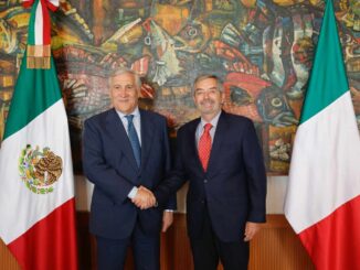 De la Fuente recibe en la SRE al canciller italiano Antonio Tajani