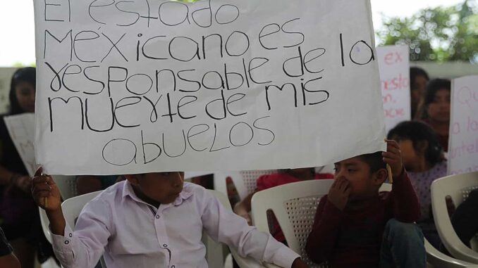 Jóvenes exigen informe de CIDH sobre la masacre de Acteal en Chiapas
