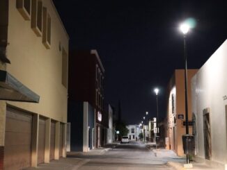 Finaliza municipio modernización de alumbrado público a luz LED en Zona Centro