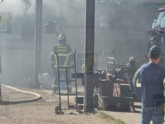 Incendio consume bodega de botanas en colonia Valles de Chihuahua