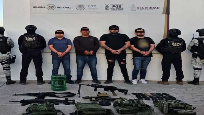Detienen en Culiacán a cuatro miembros de ‘Los Chapitos’